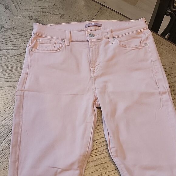 7 for all mankind Light Pink skinny jeans size 28 - Picture 2 of 10